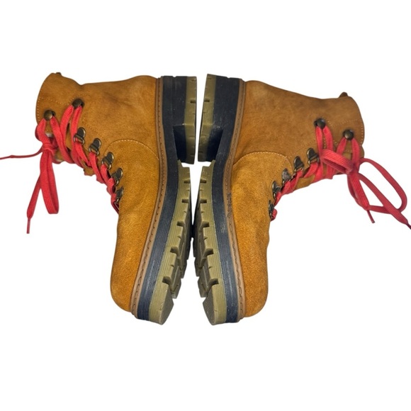 Avellini Suede leather hiking lace up boots shearling lined shoes women’s 37 - Picture 5 of 13